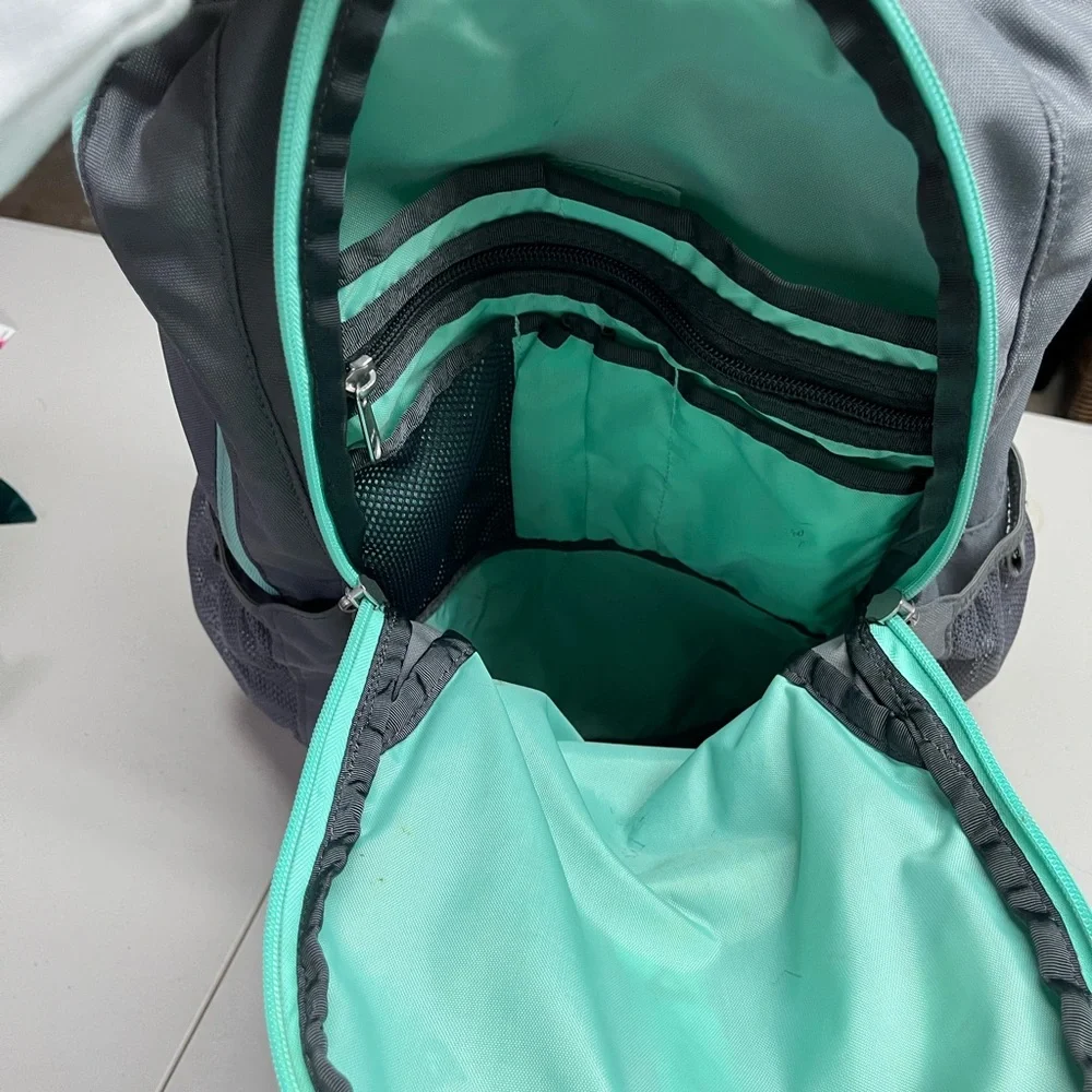 The North Face Women's Gray & Teal Jester Backpack